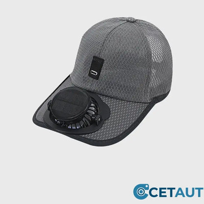 🧢☀️ LIMITIERTES ANGEBOT: 50% RABATT! ⚡🌀 Baseballkappe mit Solarventilator – 360° drehbar, 16h Laufzeit, UPF50+ – ideal für Garten, Wandern & heiße Tage