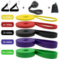 🏋️‍♂️ 50 % RABATT!💪🔥 5-teiliges Fitnessband-Set – 5 Stufen, Anker, Griffe – ideal für Kraft, Yoga & Pilates! 🧘