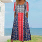 🔥49 % RABATT🌸✨ Elegantes Bohemian-Druckkleid für Damen