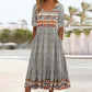 🔥49 % RABATT🌸✨ Elegantes Bohemian-Druckkleid für Damen