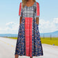 🔥49 % RABATT🌸✨ Elegantes Bohemian-Druckkleid für Damen
