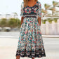 🔥49 % RABATT🌸✨ Elegantes Bohemian-Druckkleid für Damen