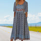 🔥49 % RABATT🌸✨ Elegantes Bohemian-Druckkleid für Damen