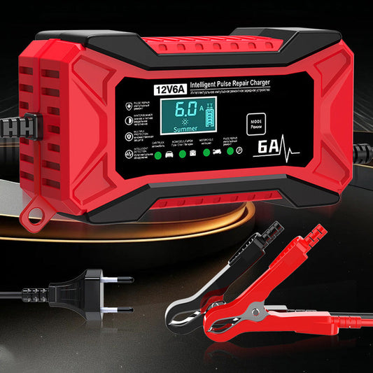 🔥Livraison gratuite dans toute la boutique🔥🛵🔋Chargeur de batterie intelligent pour voiture et moto