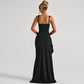 💎72% Rabatt 👗Ärmelloses Bodycon-Kleid mit Karree-Ausschnitt und hohem Seitenschlitz✨