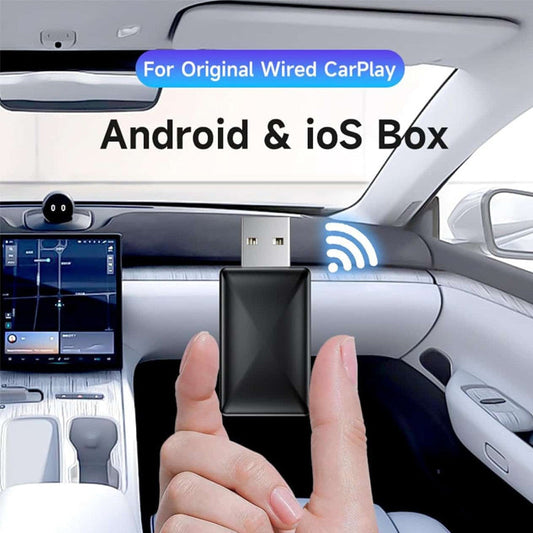 🏆 Boîtier CarPlay Sans Fil avec Port USB⚡👑