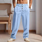 💎 -60% AUF HERREN FREIZEIT-HOSE MIT GERADEM BEIN! 💎 Kordelzug, Atmungsaktives Material & Vielseitiger Stil ✨