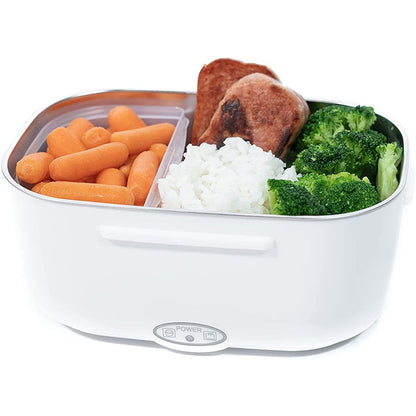 🍱 LIMITIERTES ANGEBOT: 50% RABATT! 🔌 Mobile Elektrische Brotdose (60W) – Für Auto & Haushalt, Edelstahl, 1.5L & Auslaufsicher ✨