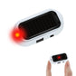 Solarbetriebene LED-Blinkleuchte gegen Diebstahl