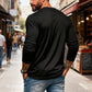 ⚡Offre flash Black Friday ! T-shirt à manches longues slim fit Henley pour homme 🔥50 % de réduction immédiate, le roi du rapport qualité-prix !