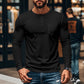 ⚡Offre flash Black Friday ! T-shirt à manches longues slim fit Henley pour homme 🔥50 % de réduction immédiate, le roi du rapport qualité-prix !