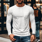 ⚡Offre flash Black Friday ! T-shirt à manches longues slim fit Henley pour homme 🔥50 % de réduction immédiate, le roi du rapport qualité-prix !