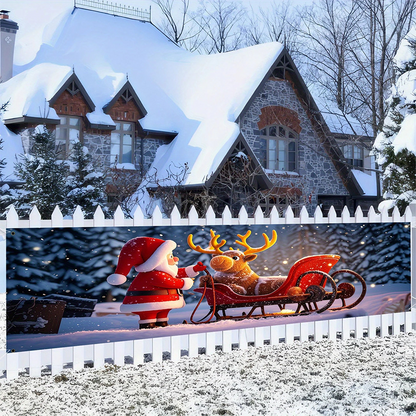 🎄 50% RABATT! ✨Weihnachtsbanner für draußen zum Aufhängen