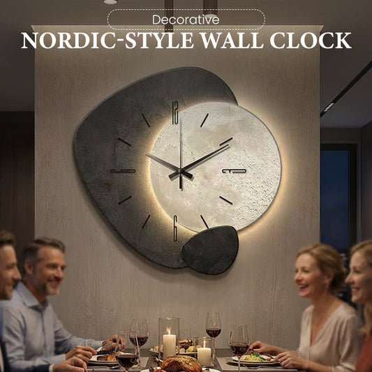📢📢55%  OFF !! ⏰Decorative Nordic-Style Wall Clock💎Lässiger Luxus – gestalten Sie Ihr perfektes Schlafzimmer🌟