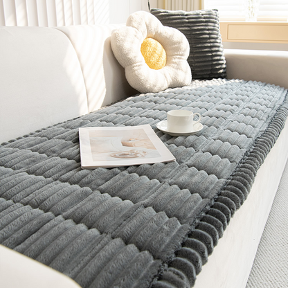 ☁️🏠Gestepptes Cord-Sofa-Kissen mit rutschfester Unterseite