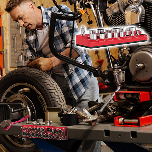 🔧 Ab 50 % Rabatt 🧲 Magnet-Steckschlüsselhalter-Set – Farblich Sortiert, Spart Platz & Hält Werkzeuge Sicher 📦zeitlich begrenzte Sonderangebote