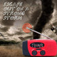 📻 60% RABATT! ⚡ Solar-Kurbel Notfallradio – Mit Powerbank, Wetteralarm, USB & 7 Tage Akku für Outdoor & Krise 🌧️