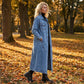 🧥 65% RABATT! 👖 Lange Jeansjacke – Zugeknöpft für Eleganz, Aufgeknöpft für Flair & Perfekt für Frühling & Herbst 💙