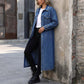 🧥 65% RABATT! 👖 Lange Jeansjacke – Zugeknöpft für Eleganz, Aufgeknöpft für Flair & Perfekt für Frühling & Herbst 💙
