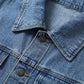 🧥 65% RABATT! 👖 Lange Jeansjacke – Zugeknöpft für Eleganz, Aufgeknöpft für Flair & Perfekt für Frühling & Herbst 💙