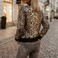 🧥 60% RABATT! ✨ Damen Bomberjacke – Transparente Pailletten & Leopardenmuster, Funkelnd & Perfekt für Party & Streetstyle 🐆