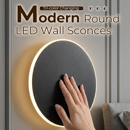 💎 -50% MODERNE LED-WANDLEUCHTE! 💎 Dimmbar, Touch-Steuerung & Eclipse-Design für Schlafzimmer & Flur