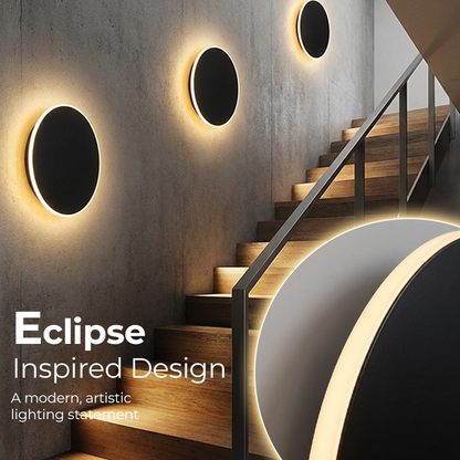 💎 -50% MODERNE LED-WANDLEUCHTE! 💎 Dimmbar, Touch-Steuerung & Eclipse-Design für Schlafzimmer & Flur