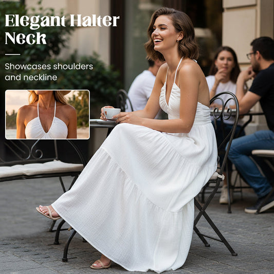 🏆SOMMERANGEBOT 50 % Rabatt 💥 Lässiges, ärmelloses Basic-Kleid für Damen mit lockerer Passform