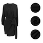 👉⚡️Letzter Tag 60 % Rabatt⚡️👈🔥Damen Wickelkleid mit V-Ausschnitt🔥
