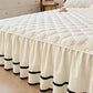 🛏50 % Rabatt✨ Exklusiver Bettrock mit feiner Steppung – Stilvolle Ergänzung für ein harmonisches Schlafzimmer