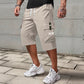 ✨60 % Rabatt✨🔥Lässige 3/4-Cargo-Hose für Herren mit Kordelzug🩳