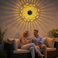 💎 55% RABATT! 💎 Solar-Mandalaleuchte für Garten & Terrasse – 2-in-1 Boden- & Wandleuchte mit Vintage-Projektion, IP65 & Rostfrei 🌿🌙