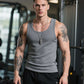 🔥60 % Rabatt🔥Ärmelloses Herren Shirt aus schwerer Baumwolle – Rippstrick-Tanktop für Sport, Freizeit & als Unterwäsche 🏃🏋️