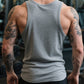 🔥60 % Rabatt🔥Ärmelloses Herren Shirt aus schwerer Baumwolle – Rippstrick-Tanktop für Sport, Freizeit & als Unterwäsche 🏃🏋️
