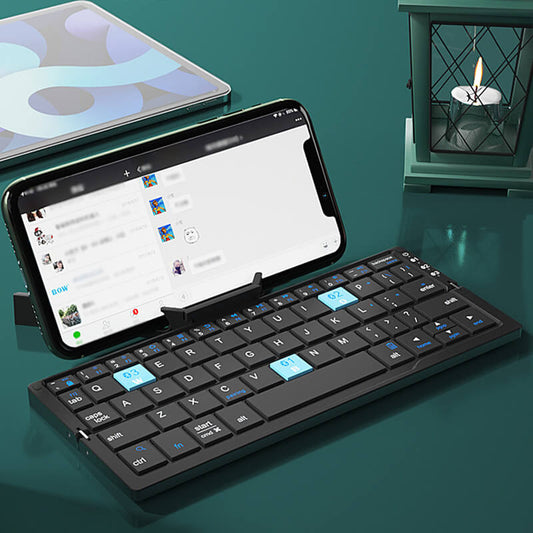 🔥55 % Rabatt⌨️📱 Faltbare Bluetooth Tastatur – Kabellos, Mini & Leise, Kompatibel mit Smartphone & iPad