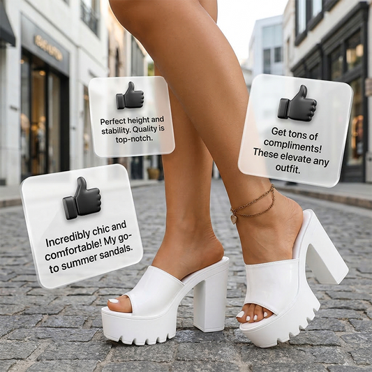 💎54 % Rabatt👡Schlupf-Zehenfreie-Sandalen mit Gummiprofilsohle🌊Modisches Design für einen kühlen Sommer