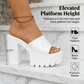 💎54 % Rabatt👡Schlupf-Zehenfreie-Sandalen mit Gummiprofilsohle🌊Modisches Design für einen kühlen Sommer