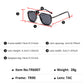 💎63 % Rabatt🕶️Polarisierte quadratische UV400-Sonnenbrille☀️Modisch und zugleich leistungsstark⚡️