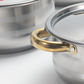 💎 -69% AUF 5-TEILIGES KOCHSET! 💎 Robuster Edelstahl, Glasdeckel & Elegante Gold-Akzente