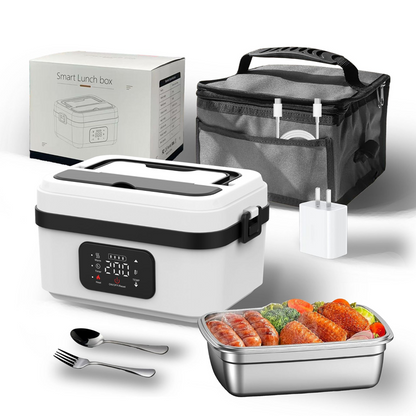 🔥51% Rabatt⚡Tragbare, kabellose elektrische Lunchbox🥙Mit 100W Leistung und 5-seitiger Heiztechnologie erwärmt sie Speisen in 30min schnell & gleichmäßig
