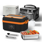 🔥51% Rabatt⚡Tragbare, kabellose elektrische Lunchbox🥙Mit 100W Leistung und 5-seitiger Heiztechnologie erwärmt sie Speisen in 30min schnell & gleichmäßig