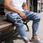 💎 -55% AUF DIE HERREN RIPPED JEANS! 💎 Trendiges Design, Langlebiger Denim & Slim-Fit Silhouette für jeden Style 👖🔥