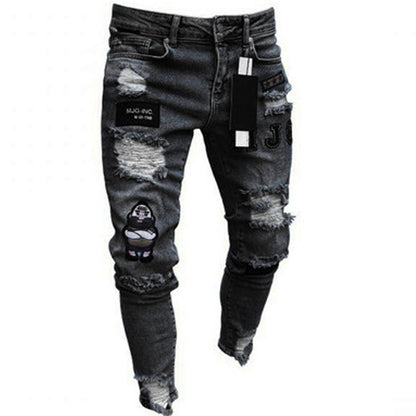 💎 -55% AUF DIE HERREN RIPPED JEANS! 💎 Trendiges Design, Langlebiger Denim & Slim-Fit Silhouette für jeden Style 👖🔥