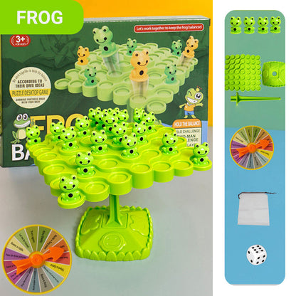 📢📢55 % Rabatt!! ⏰Balance-Laubfrosch-Stapelspielzeug🐸Kleine Denkspiele, die sich für Eltern und Kinder zum gemeinsamen Spielen eignen