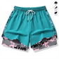 🔥Solange der Vorrat reicht 56 % Rabatt!🎉Lässige Sportshorts für Damen mit integriertem Innenfutter