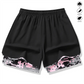 🔥Solange der Vorrat reicht 56 % Rabatt!🎉Lässige Sportshorts für Damen mit integriertem Innenfutter