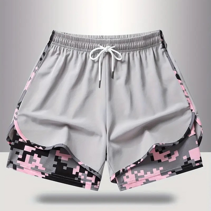 🔥Solange der Vorrat reicht 56 % Rabatt!🎉Lässige Sportshorts für Damen mit integriertem Innenfutter