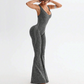 🔥52 % Rabatt Neuheit 2026🔥 Trainings-Jumpsuit für Damen mit Leopardenmuster und integriertem BH