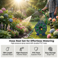 🌱51% Rabatt 💧Gartenschlauchaufroller mit Sprühdüse🍃Wasserfest, strapazierfähig, leicht zu transportieren und kraftsparend!💪