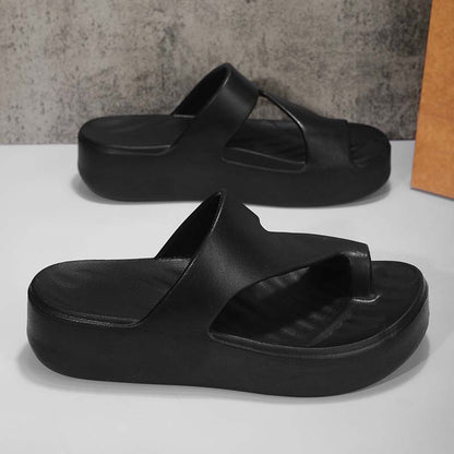 👡 60% RABATT! ✨ Damen Plateau-Sandalen mit Zehenriemen – Bequem, Stilvoll & Perfekt Für Den Sommer ☀️